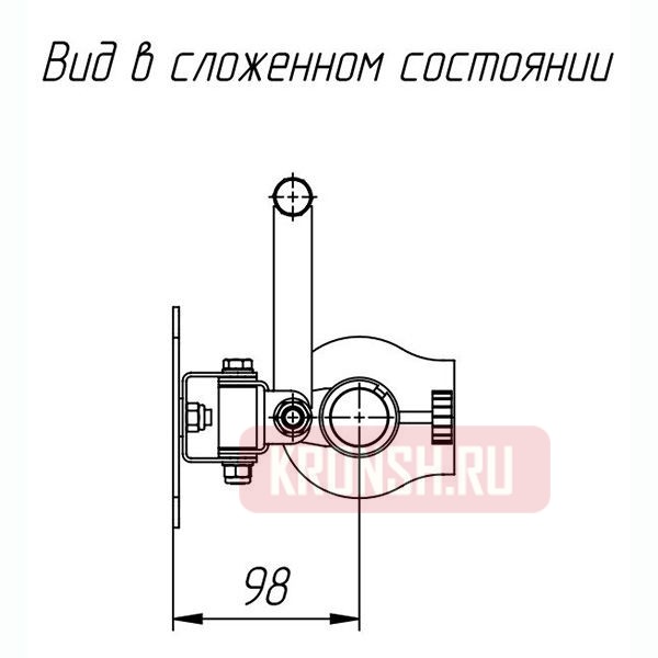 Кронштейн ARTKRON​ 3005 ST (чёрный) 