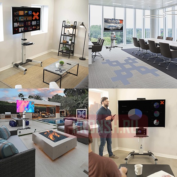 Стойка Uniteki ST007RDLIFT (серебристая)