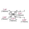 Кронштейн для проектора Peerless-AV MOD-PJF2KIT100-CPF-B