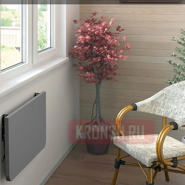 Откидной стол Unico Metall, набор №5 (серый титан)