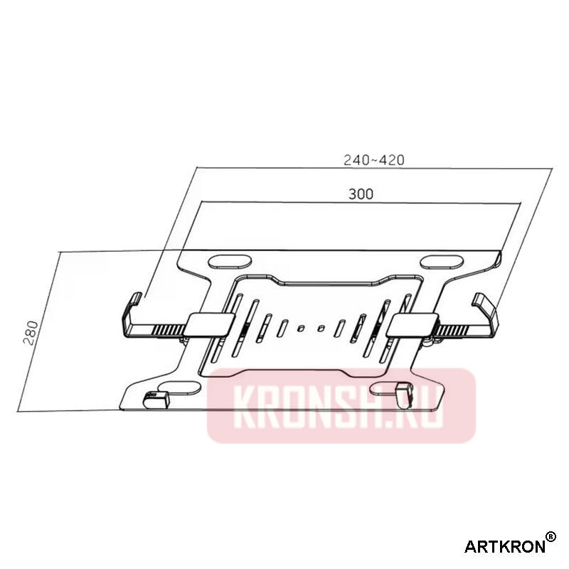 Подставка для ноутбука ARTKRON DZ-334P