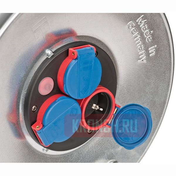 Удлинитель на катушке Brennenstuhl (3 розетки, 25 м), 1198480