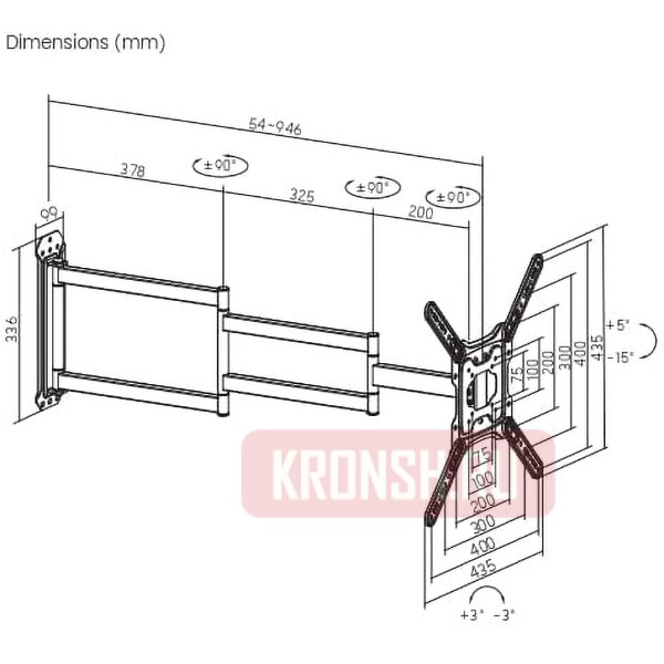 Кронштейн для телевизора Ultramounts UM959