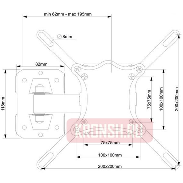 Кронштейн для телевизора Electriclight КБ-01-83