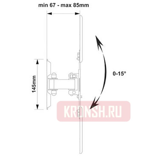 Кронштейн для телевизора Electriclight КБ-01-86