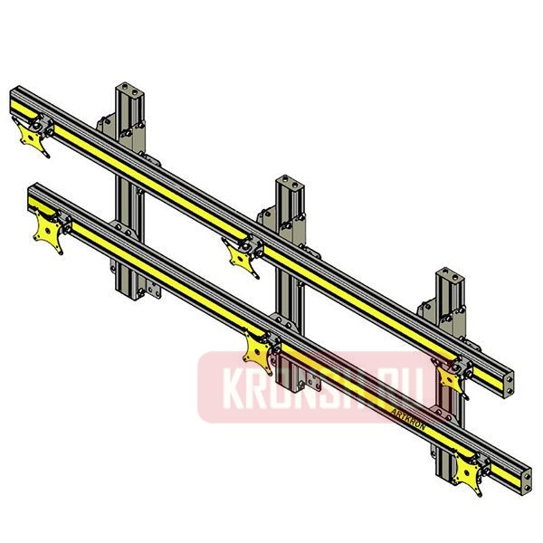Кронштейн ARTKRON WALL 632F (на шесть мониторов) 