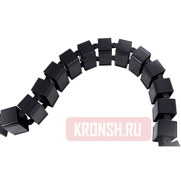 Гибкий кабель-канал ErgoFount CS-13B (чёрный)
