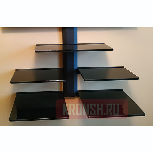 Кронштейн для аппаратуры Antall Install-06 (чёрное стекло)     