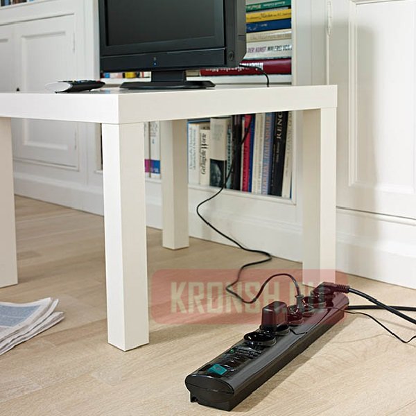 Сетевой фильтр Brennenstuhl (6 розеток, 1.8 м, чёрный), 1150480400