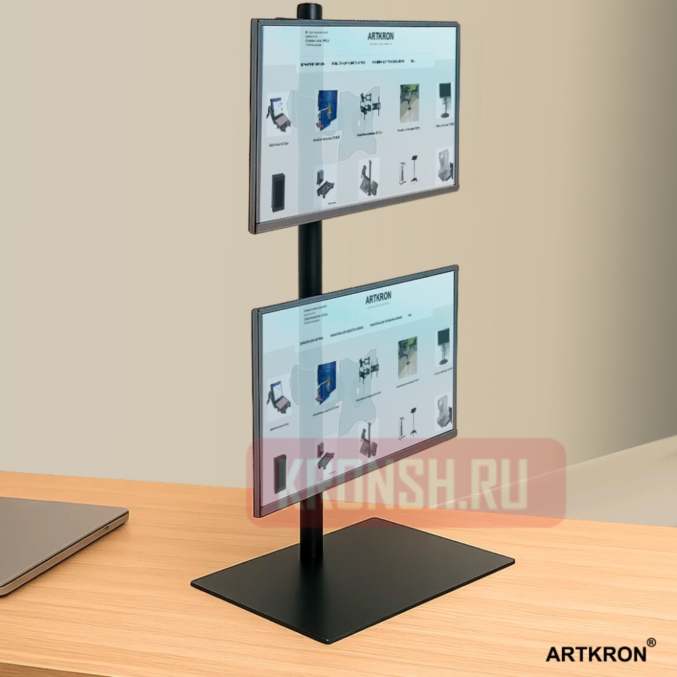 Кронштейн для 2-х мониторов ARTKRON V12M