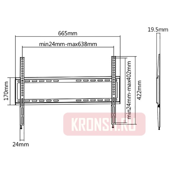 Кронштейн Ultramounts UM814F 