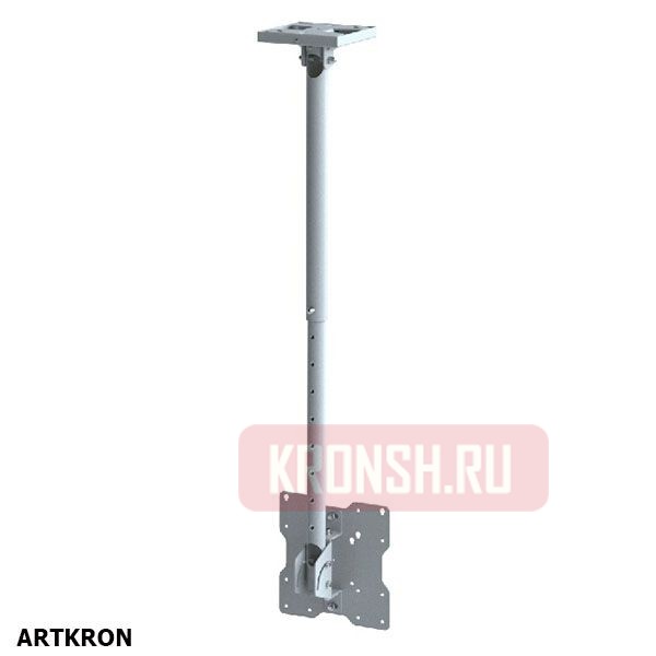 Кронштейн ARTKRON​ DNT-20 (300-500 мм, белый, с фланцем) 