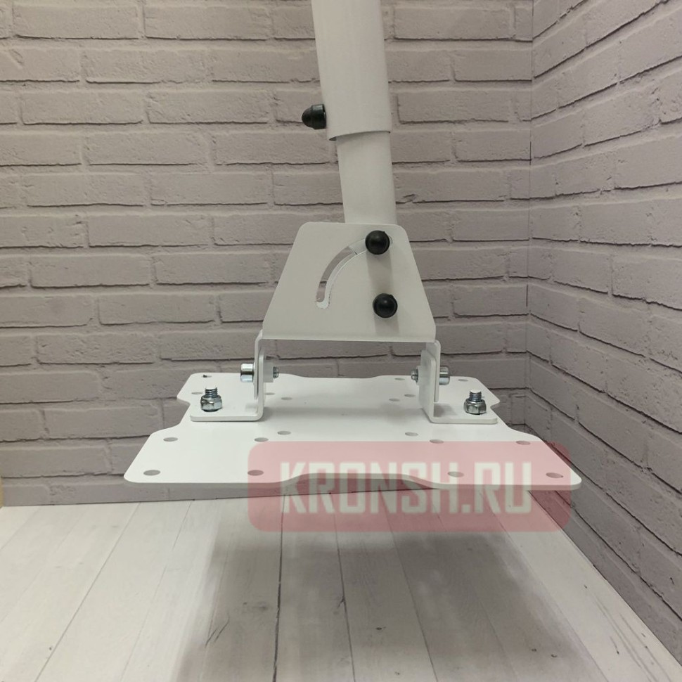 Кронштейн ARTKRON​ DNT-20 (300-500 мм, белый, с фланцем) 