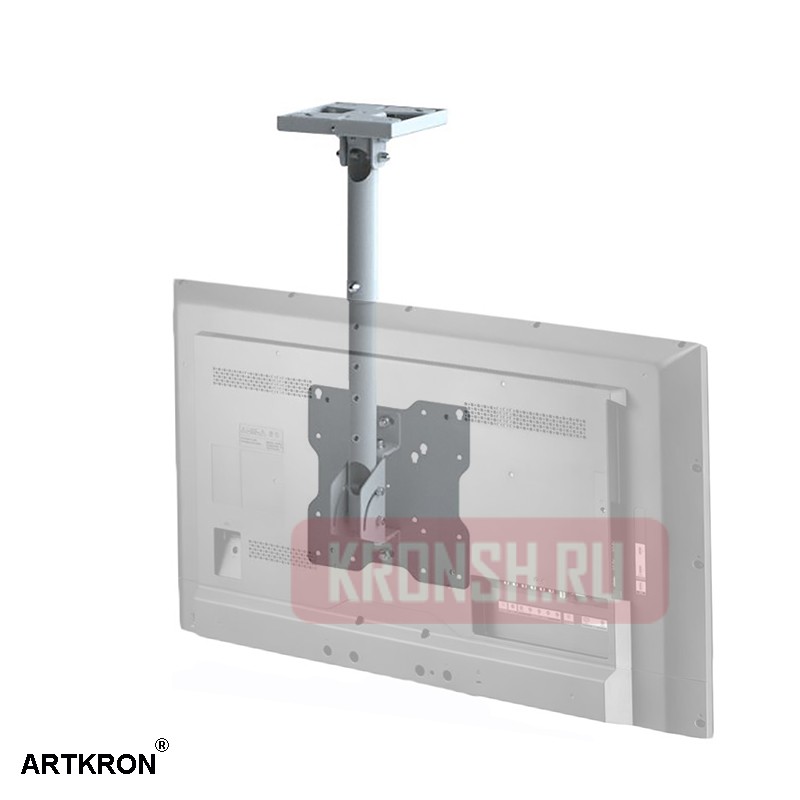 Кронштейн ARTKRON​ DNT-20 (300-500 мм, белый, с фланцем) 