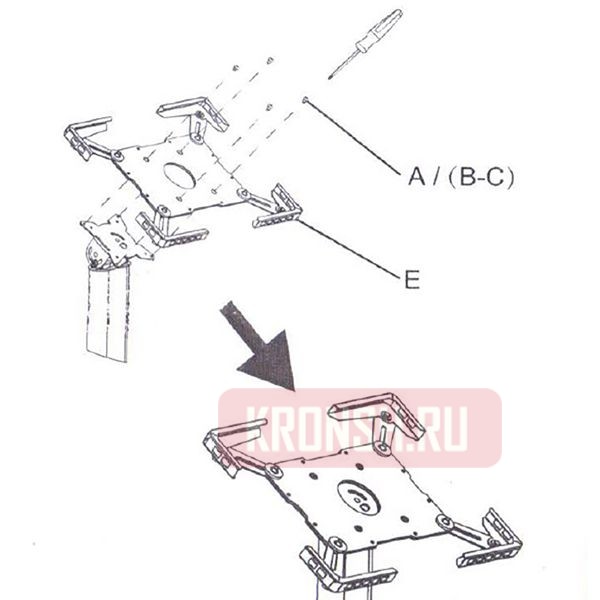 Кронштейн для планшета ARTKRON UTSW-15