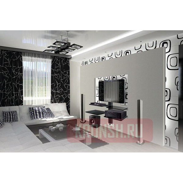 Кронштейн для аппаратуры Antall Install-08 (чёрное стекло)      