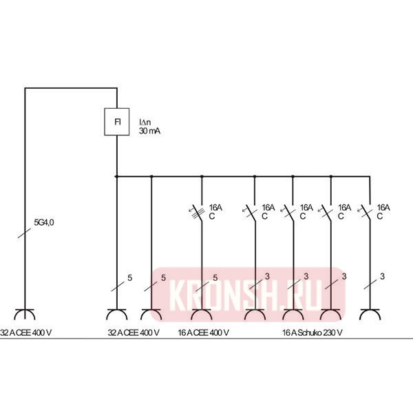 Распределительное устройство Brennenstuhl 9150320060