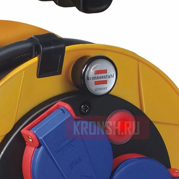 Удлинитель на катушке Brennenstuhl (3 розетки, 10 м),1072500