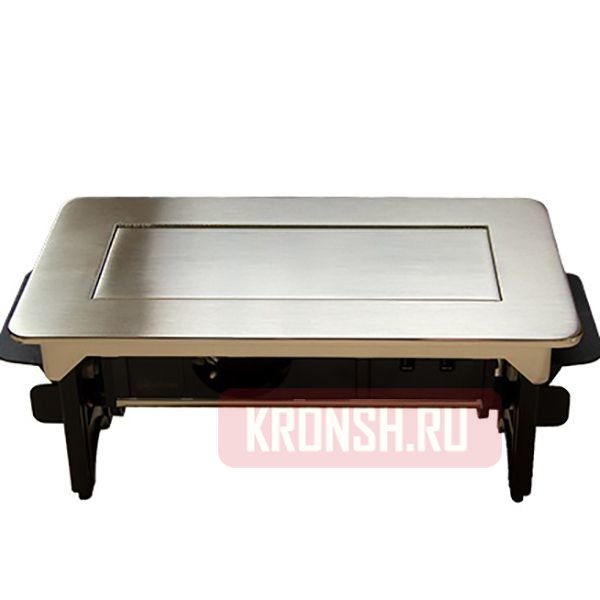 Встраиваемый розеточный блок Mebax M47-1 (1 розетка, 2 USB)