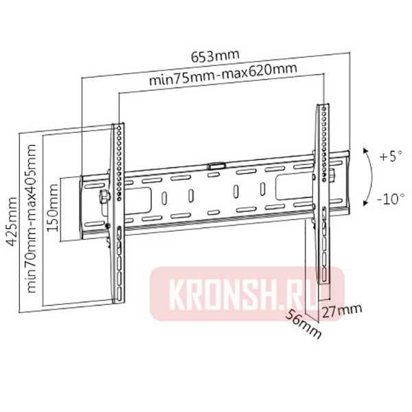 Кронштейн для телевизора Ultramounts UM842T  
