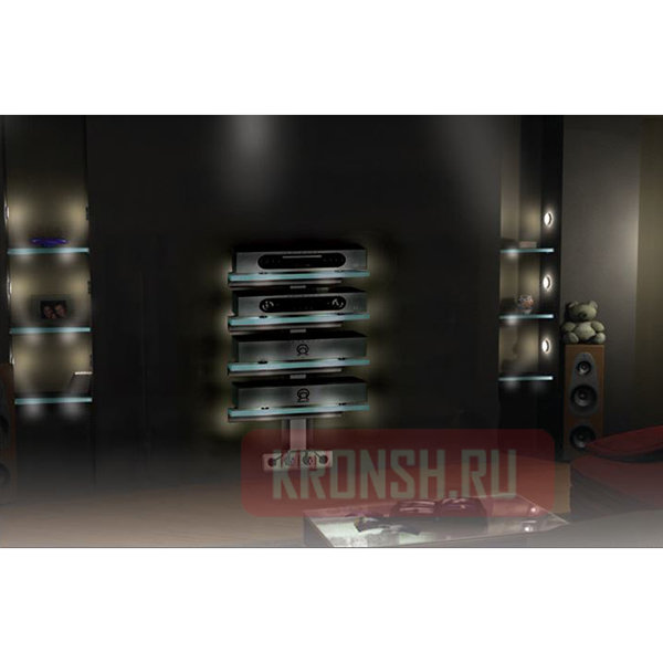 Кронштейн для аппаратуры Antall Install-07/5 (прозрачное стекло)        