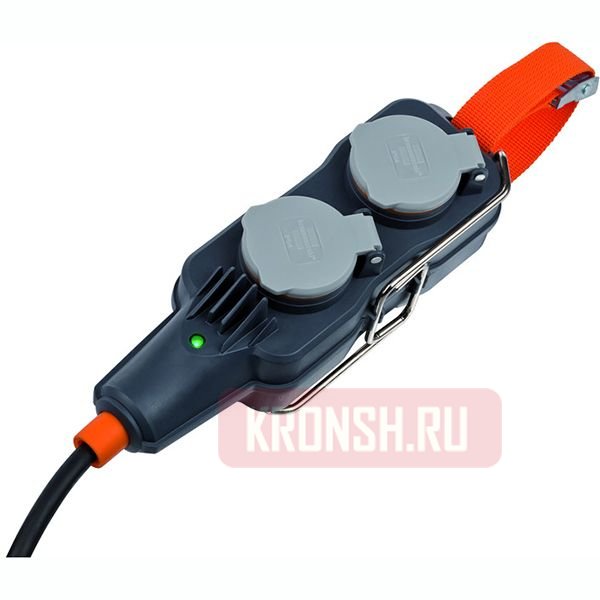 Удлинитель Brennenstuhl (4 розетки, 10 м, чёрный), 9162100160