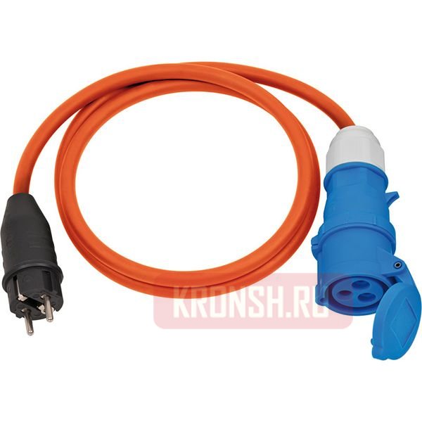 Удлинитель Brennenstuhl (вилка CEE, 1,5 м, оранжевый), 1132920025
