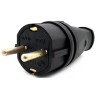 Вилка штепсельная разборная ARTKRON 803-1 с заземлением 16А IP44 каучуковая