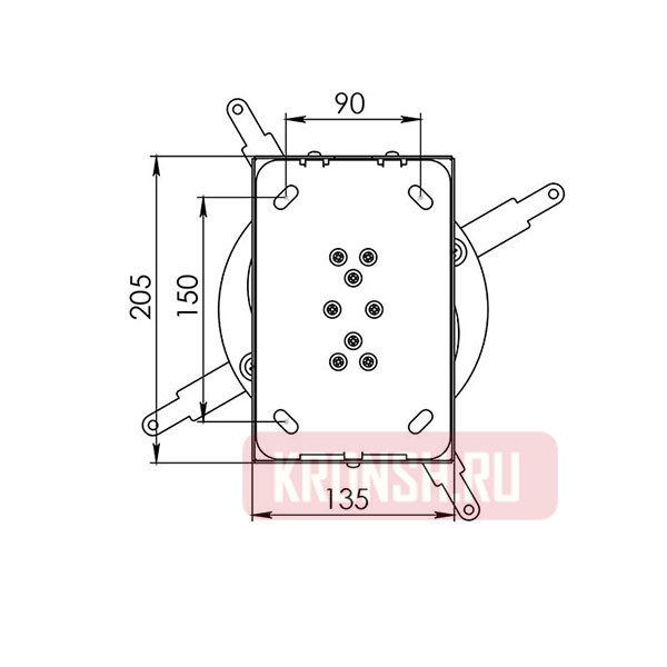 Кронштейн ARTKRON PRJ-2000W (1200-2000 мм)
