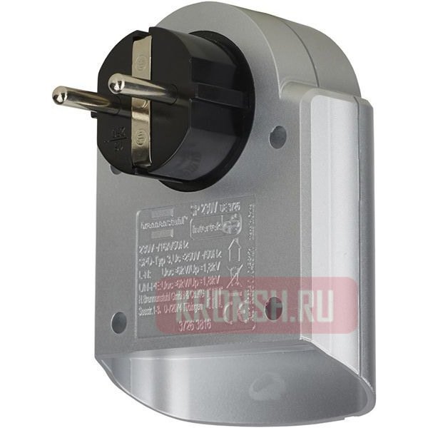 Сетевой фильтр-адаптер Brennenstuhl (1 розетка, серый), 1506950