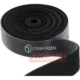 Лента для крепежа проводов Onkron CM-3 (чёрная) 