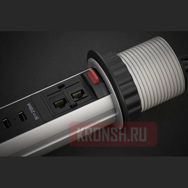 Выдвижной удлинитель Brennenstuhl (3 розетки, 2 м), 1396200023