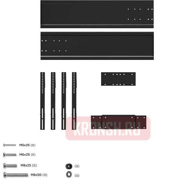 Мобильный стенд для двух телевизоров Onkron TS1881DVB
