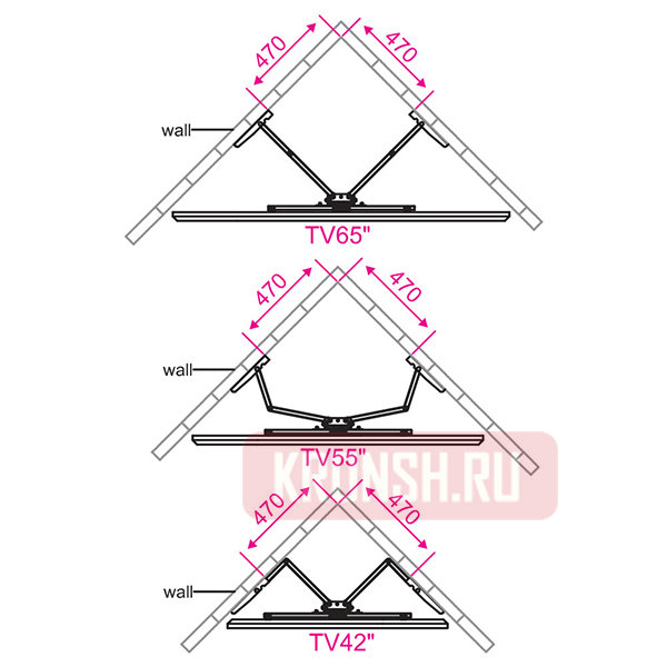Кронштейн VLK Trento-22