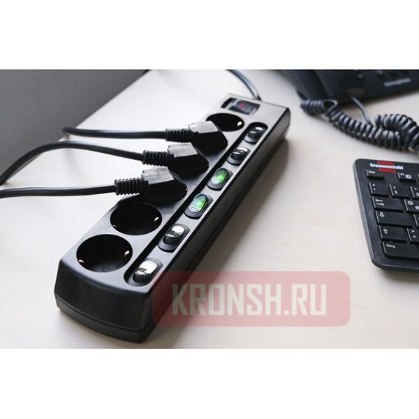 Удлинитель Brennenstuhl (6 розеток, 2 м) 1153110116