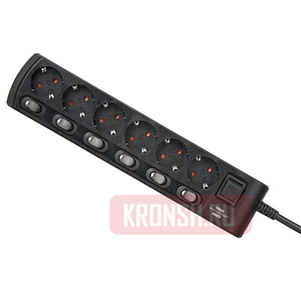 Удлинитель Brennenstuhl (6 розеток, 2 м) 1153110116