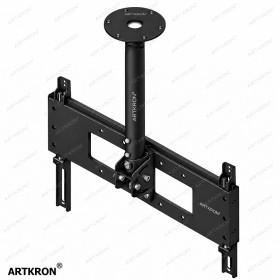 Потолочный кронштейн ARTKRON​ P1-50 (1200-1800, чёрный) 