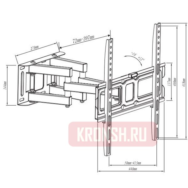 Кронштейн для телевизора Aspect Pilot-6