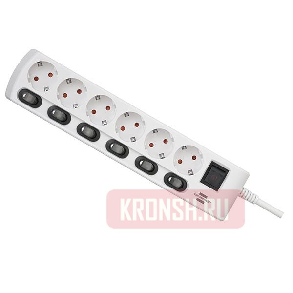 Удлинитель Brennenstuhl (6 розеток, 2 м) 1153110126