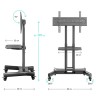 Мобильный стенд Onkron TS1350 (чёрный)    