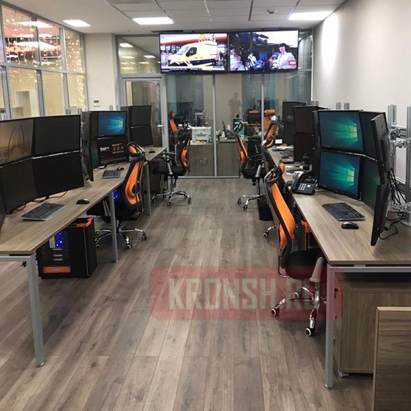 Кронштейн на 8 мониторов ARTKRON 842G (серебристый) 