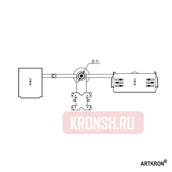 Кронштейн для кассовой техники ARTKRON K41G 