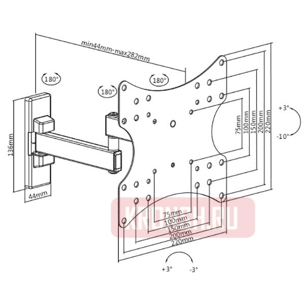 Кронштейн для телевизора Ultramounts UM877