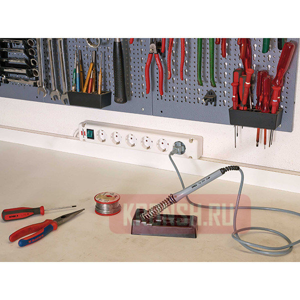 Удлинитель Brennenstuhl (5 розеток, 3 м, белый), 1150660325