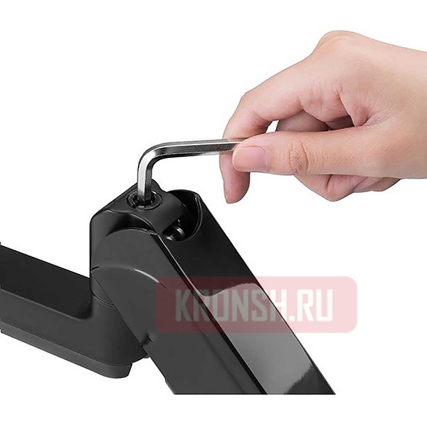 Кронштейн для двух мониторов Uniteki FMGT82B (чёрный)