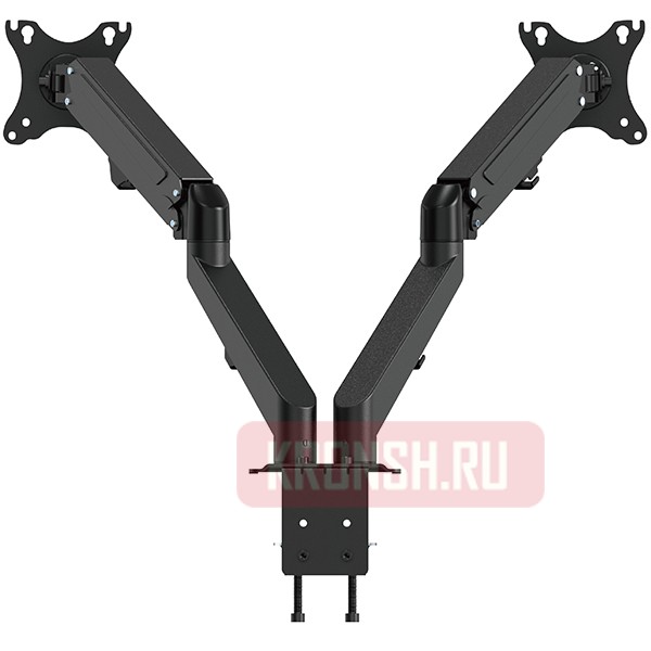 Кронштейн для двух мониторов Uniteki FMGT82B (чёрный)