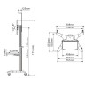 стенд NB AVF1500-50-1P (серебристый)