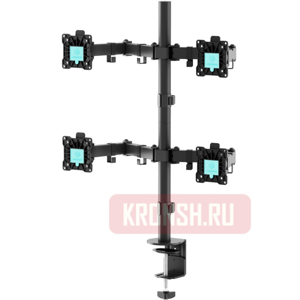 Кронштейн для 4 мониторов Onkron D421E