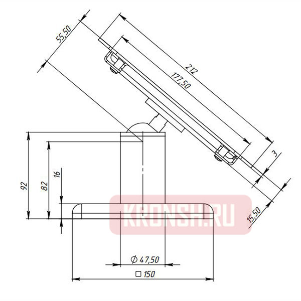 Подставка для планшета ARTKRON Pad PL-Hinge