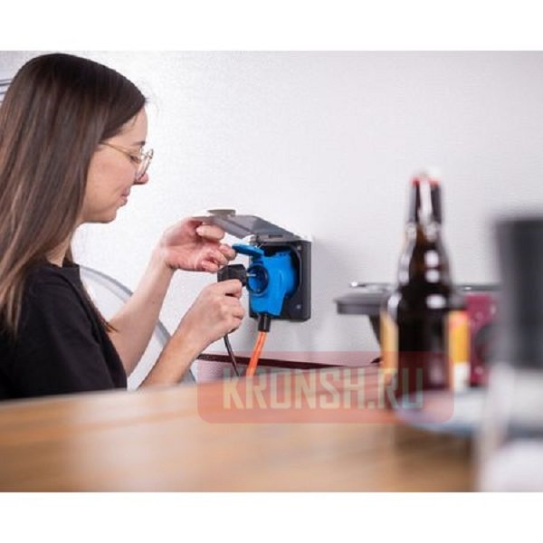 Удлинитель Brennenstuhl (вилка CEE, 10 м, оранжевый), 1167650510